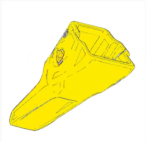 505-4014 Cat Advansys A110 সাধারণ খনন এবং লোডিং দাঁত