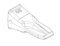 A80 Advansys 505-3982 ক্যাটারপিলার লোয়িং টিপ অতিরিক্ত শুল্ক
